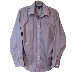 Men’s dress shirt by Croft & Barrow in dusty purple/lilac size 15 and 32/33 EUC